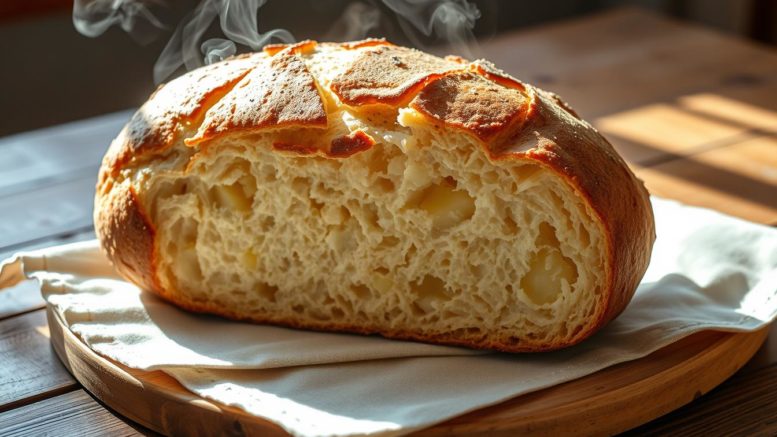 Kartoffelbrot mit Kruste