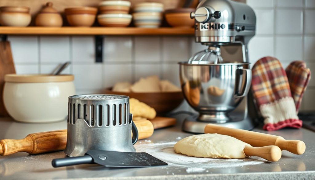 Küchengeräte für Kartoffel Winzerbrot