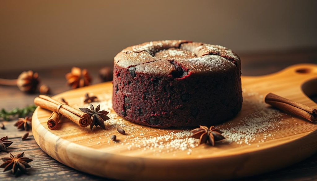Rotweinkuchen mit Gewürzen