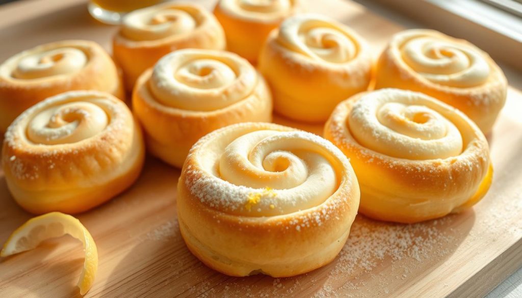 Weißwein-Biskuitrollen Rezepte